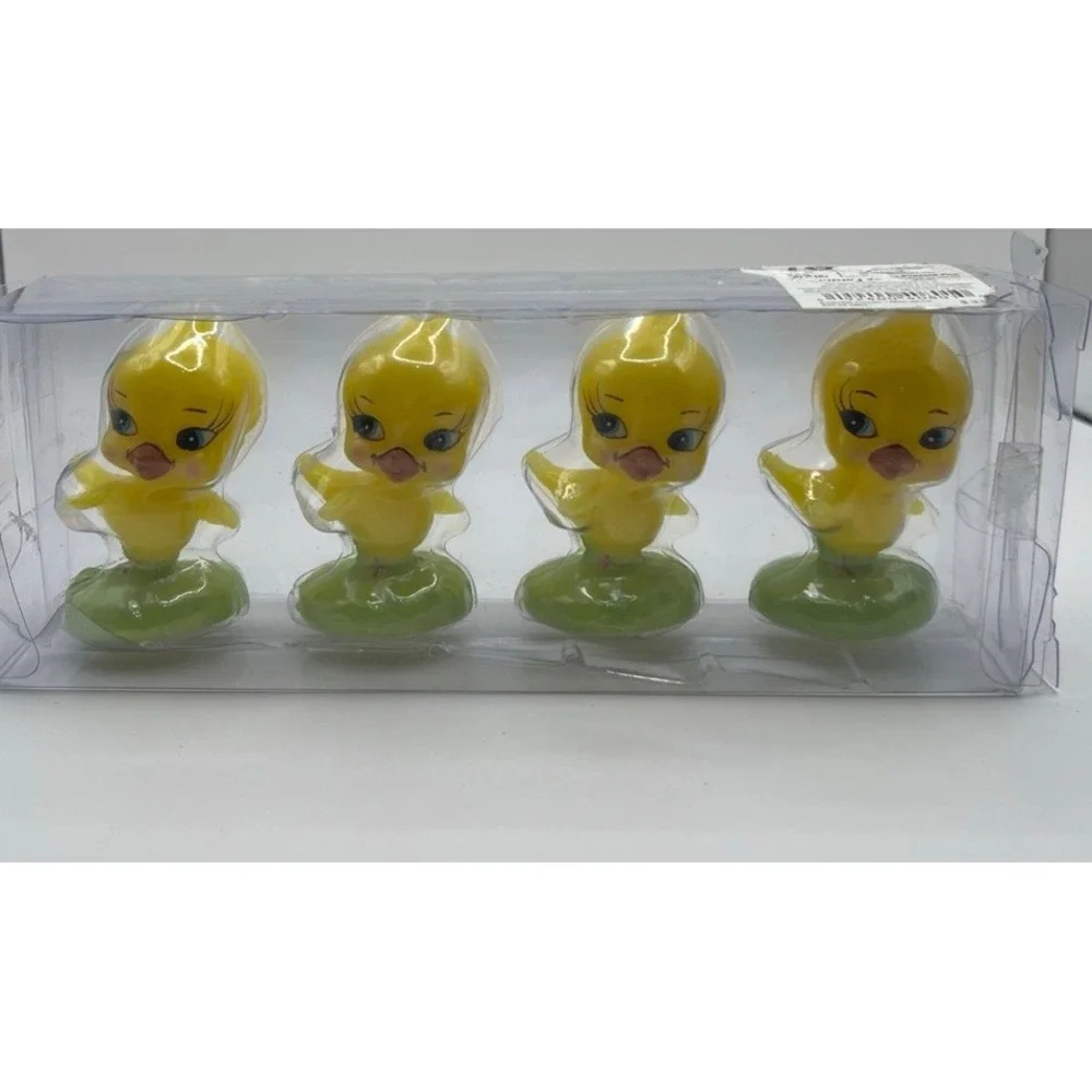 Vtg New In Box Set Of 4 Easter Chick Candles Target 2007 3